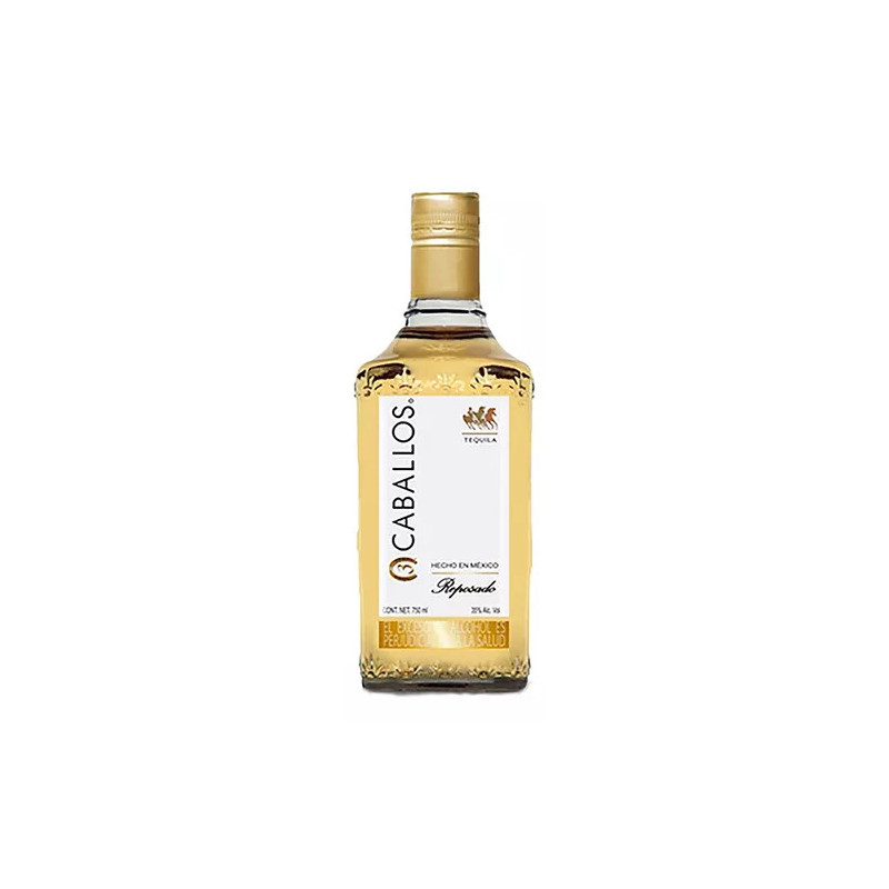 Tequila Tres Caballos Gold 750ml Tequila Tres Caballos Gold 750ml